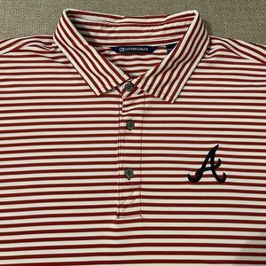 Atlanta Braves Cutter & Buck XXL polo